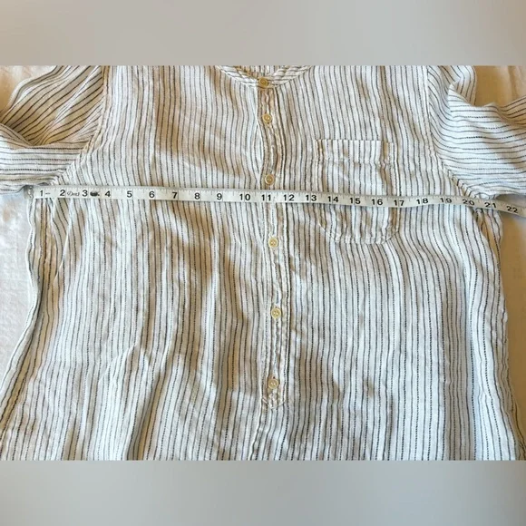 CP Shades Linen Striped Shirt - Picture 9 of 16